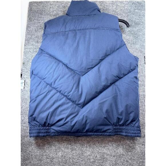 St. John's Bay Puffer Vest Men's L Navy Full Zip Quilted Lined Warm - Picture 14 of 15